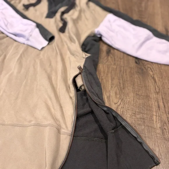 Free People Colorblock Hoodie Dress - Picture 2 of 4